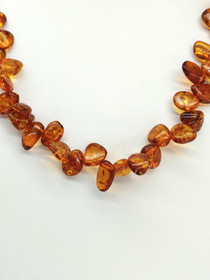 Vintage Baltic Amber necklace 66 cm