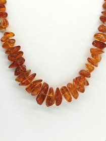 Vintage Baltic Amber necklace 74 cm