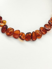 Vintage Baltic Amber necklace 58 cm