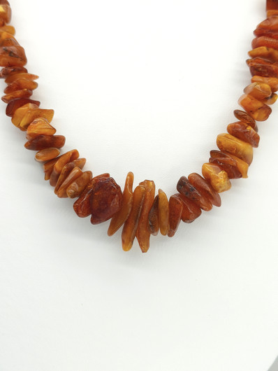 Vintage Baltic Amber necklace 66 cm