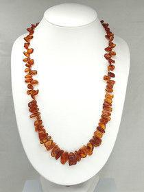 Vintage Baltic Amber necklace 75 cm
