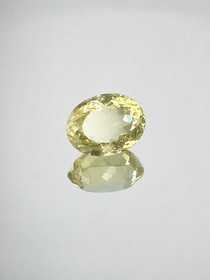 Sitruuna kvartsi 22,5 ct ovaali