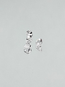 Morganite  (Beryl ) erä ( 3 x 2 mm \ 0,06 ct ) pyöreä