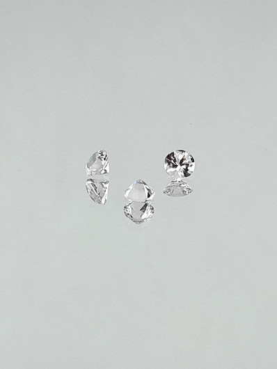 Morganite  (Beryl ) lot ( 3 x 2 mm \ 0,06 ct ) round