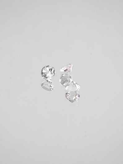 Morganite  (Beryl ) lot ( 3 x 2 mm \ 0,06 ct ) round