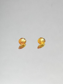 Luonnon safiiri pari 5 x 4-3 x 2-1 mm / 2 x 0,4 ct ovaali