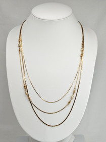 Vintage kaulakoru helmillä