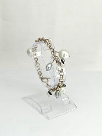 Vintage helmi setti rannekoru ja kaulakoru