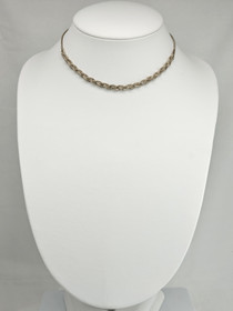 Vintage hopeinen ketju