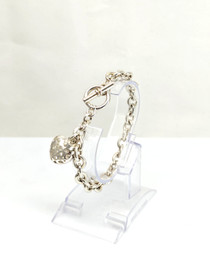 Vintage rannekoru sydän riipuksella