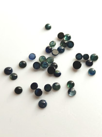 Luonnon safiiri erä ( 3-2 mm \ 0,2 ct ) pyöreä
