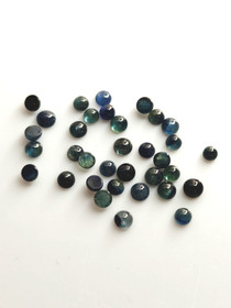 Luonnon safiiri erä ( 3-2 mm \ 0,2 ct ) pyöreä