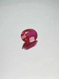 Ruby (synt.) 12,8 ct oval