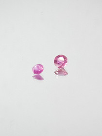 Luonnon safiiri erä ( 4, 3 mm \ 0,5 ct ) pyöreä