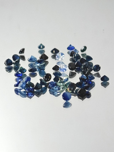 Natural Sapphire lot ( 3 - 2 mm \ 0,12 ct ) round