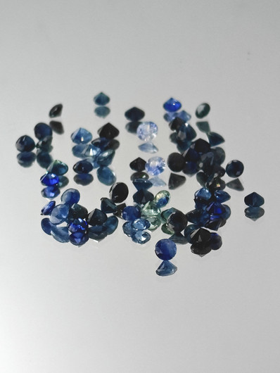 Natural Sapphire lot ( 3 - 2 mm \ 0,12 ct ) round