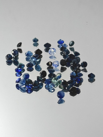 Natural Sapphire lot ( 3 - 2 mm \ 0,12 ct ) round