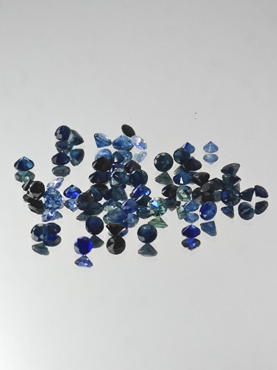Natural Sapphire lot ( 3 - 2 mm \ 0,12 ct ) round