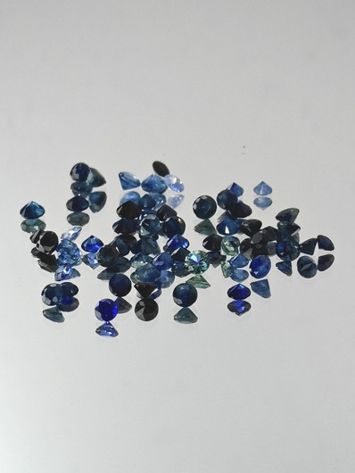 Natural Sapphire lot ( 3 - 2 mm \ 0,12 ct ) round