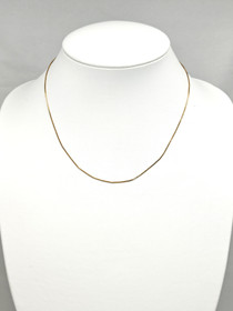 Vintage gold colored silver chain