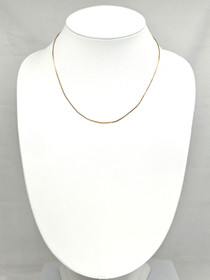 Vintage gold colored silver chain