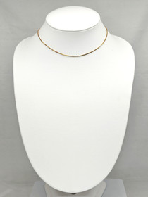 Vintage gold colored silver chain