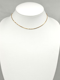 Vintage gold colored silver chain
