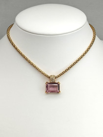 Swarovski necklace with crystal