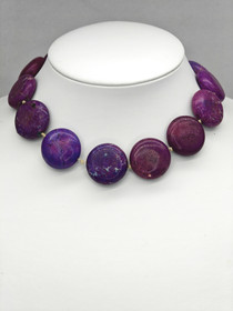 Vintage sugilite necklace