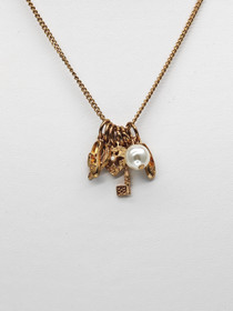 Vintage setti kaulakorulla ja rannekorulla