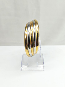 Vintage hopeinen rannekoru