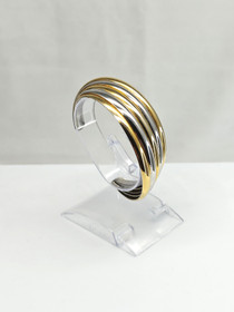 Vintage hopeinen rannekoru