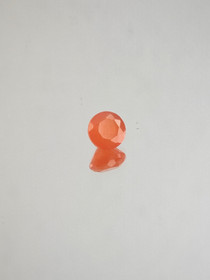 Chalcedony \ Carnelian 0,8 ct round