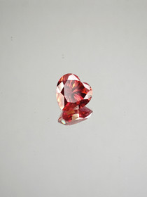 Moissanite 5 ct heart