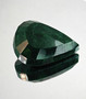 Emerald 264 ct pear, color enhanced
