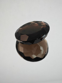Smokey quartz 36mm /  121,4 ct round