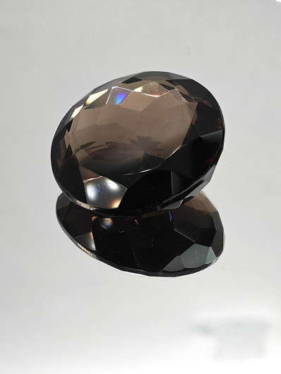 Smokey quartz 36mm /  121,4 ct round