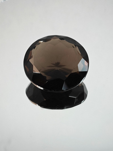 Smokey quartz 36mm /  121,4 ct round
