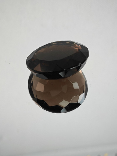 Smokey quartz 36mm /  121,4 ct round