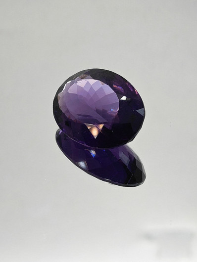 Amethyst (synt.) 51,8 ct oval