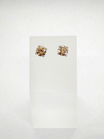 Moissaniitti ( 1 ct x 2 ) hopeiset korvakorut
