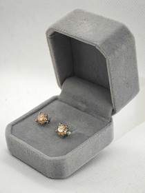 Moissaniitti ( 1 ct x 2 ) hopeiset korvakorut