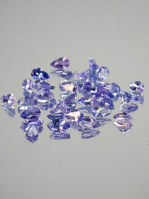 Tanzanite lot ( 5 x 3 mm \ 0,24 ct ) pear