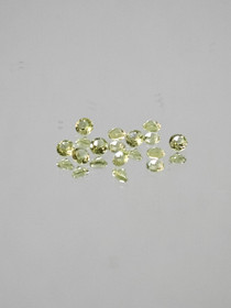 Peridot lot ( 2.5 mm \ 0,07 ct ) round