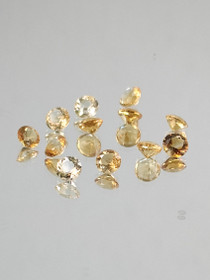 Citrine lot ( 4-3 mm \ 0,2 ct ) round