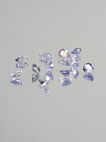 Tanzanite lot ( 4 x 3 mm \ 0,11 ct ) pear