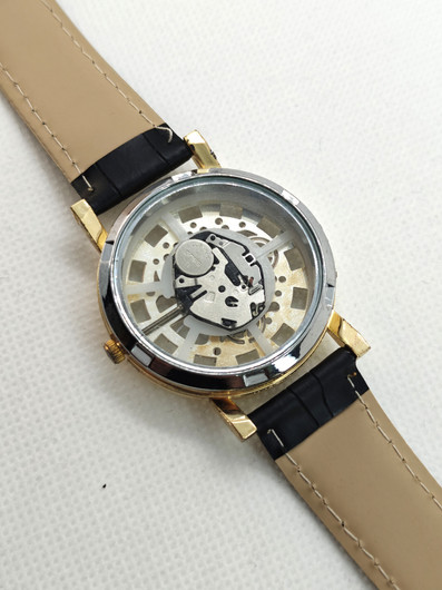 skeleton wristwatch