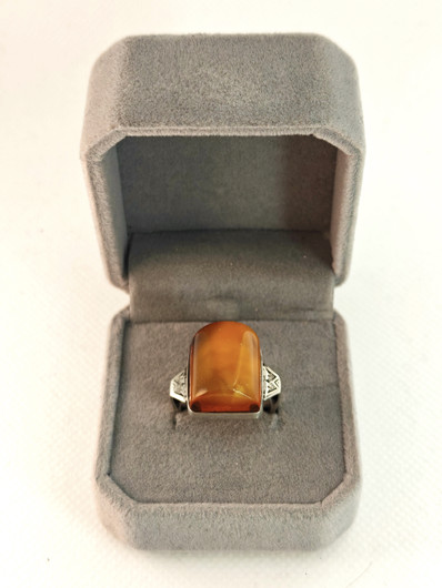 Vintage Baltic Amber ring