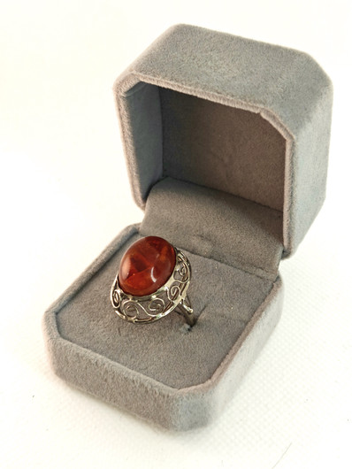 Vintage Baltic Amber ring