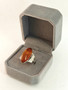 Vintage Baltic Amber silver ring